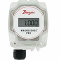 Dwyer Instruments Differenitial Pressure Transmitter, Pr Xmtr Wall Hr Bi MSXP-W23-PA